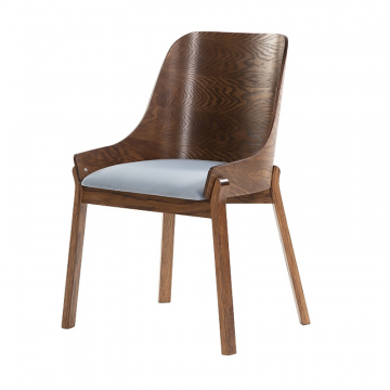 стул Моган  фреш 11 голубой каркас  Орех Американский