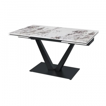 Стол раскладной Malibu (140+40+40), керамика глянцевая Patagoniya