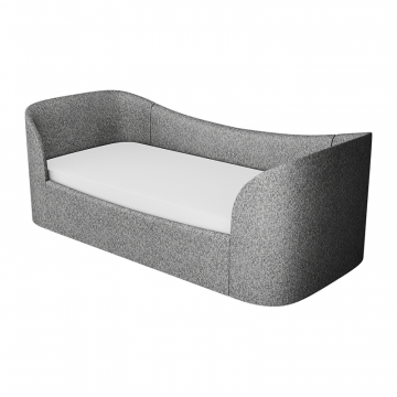 Диван-кровать KIDI Soft 90*200 см (серый, рогожка)