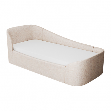 Диван-кровать KIDI Soft с низким изножьем 90*200 см (бежевый, рогожка)