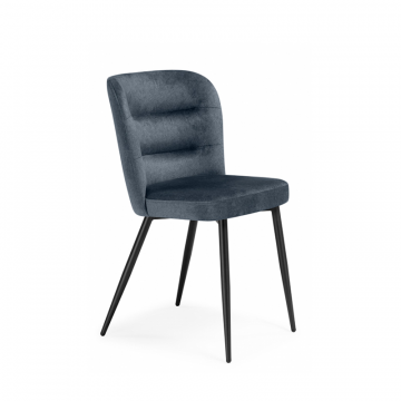 Стул на металлокаркасе Kilian dark gray / black