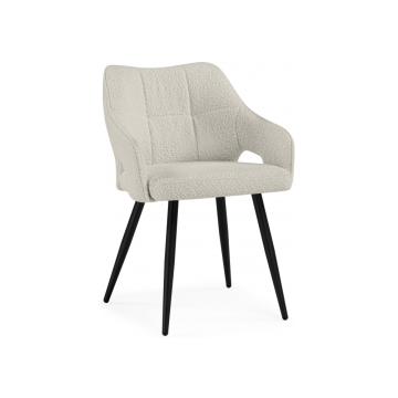Стул на металлокаркасе Hera beige / black