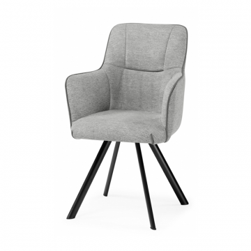 Стул на металлокаркасе Elis gray / dark gray / black