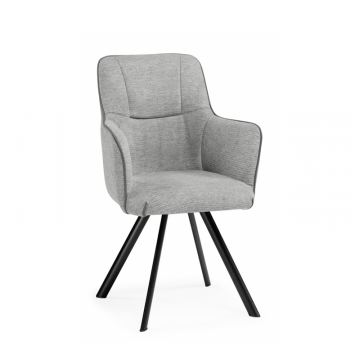 Стул на металлокаркасе Elis gray / dark gray / black