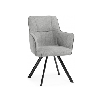 Стул на металлокаркасе Elis gray / dark gray / black