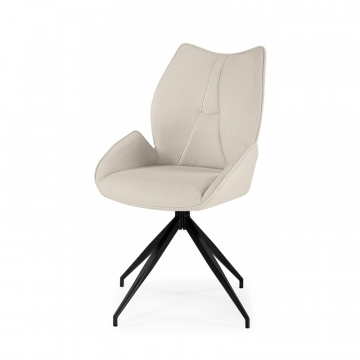 Стул на металлокаркасе Miranda 360 крутящийся beige / black
