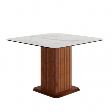 Стол Denver 110+40, квадрат раздвижной, матовый