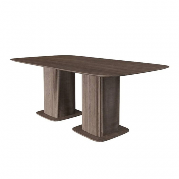 Стол прямоугольный Denver 270, шпон, две опоры дерево