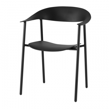 Стул Eila пластик черный