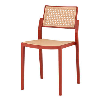 Стул пластиковый Milto красный