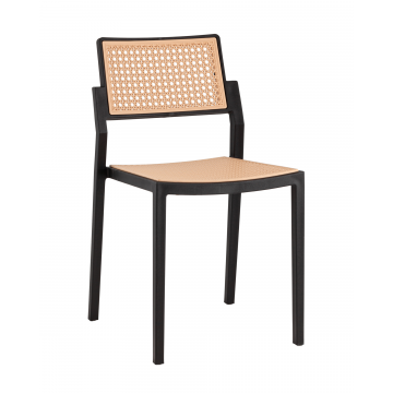 Стул пластиковый Milto черный