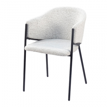 Стул обеденный Carmel бело-серый