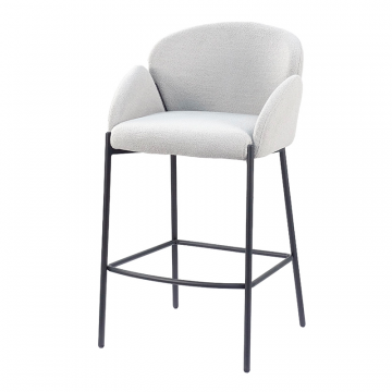 Стул барный Melia светло-серый