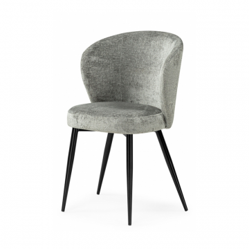 Стул на металлокаркасе Gref gray / black