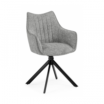 Стул на металлокаркасе Denever gray / black