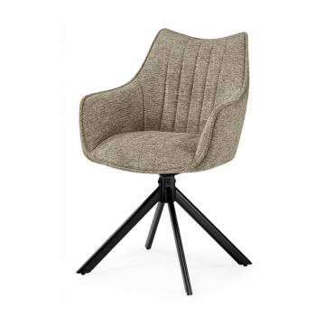 Стул на металлокаркасе Denever beige / black