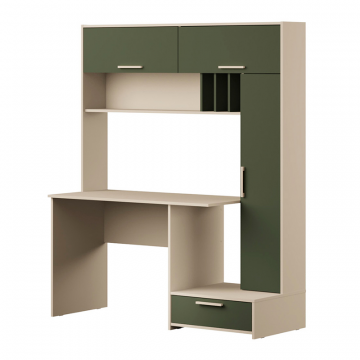 Стол письменный Лайт 03.243 Н, Сатин, Зеленый