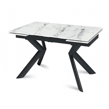 Стол раскладной Bridge (120+30+30), керамика глянцевая Ice Jade