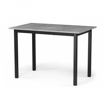 Деревянный стол Аркон 110(130)х68х75 бетон / черный