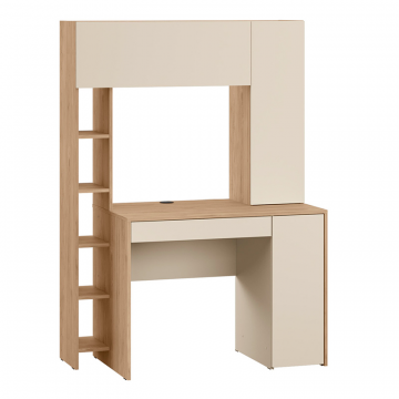 Стол компьютерный Комфорт 12.71, Гикори Рокфорд, Сатин