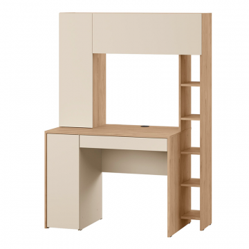 Стол компьютерный Комфорт 12.71, Гикори Рокфорд, Сатин