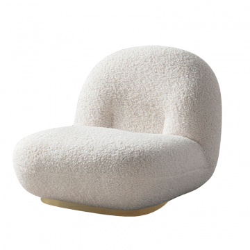 87YY-21045 Кресло Albano иск.мех белый 75*88*64см