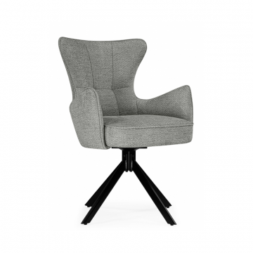 Стул на металлокаркасе Atlanta gray / black