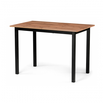Деревянный стол Аркон 110(130)х68х75 дуб вотан / черный
