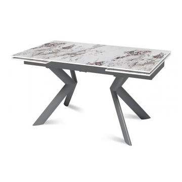 Стол раскладной Bridge (140+40+40), керамика глянцевая Patagoniya