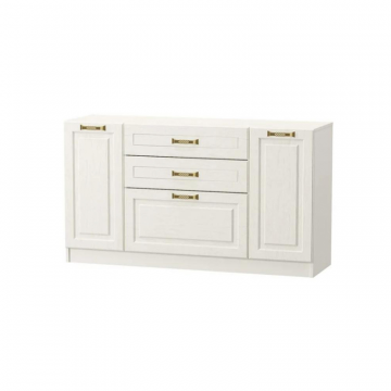 Ливерпуль Комод Белый, ясень ваниль НМ-1012-100 ПВХ