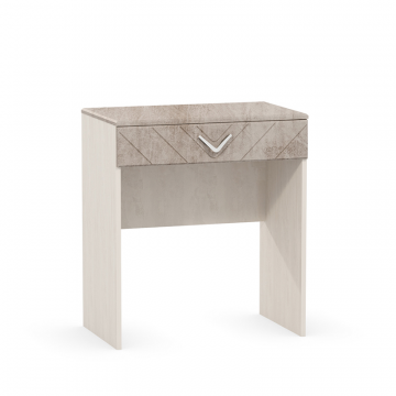 Стол туалетный Амели 12.48, Шелковый камень; Бетон Чикаго