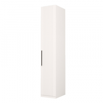 Шкаф-пенал Валенсия 13.207.01, Белый шагрень