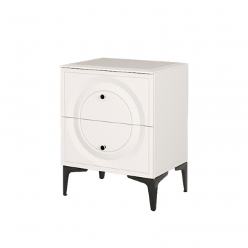 Тумба прикроватная Валенсия 13.291, Белый шагрень