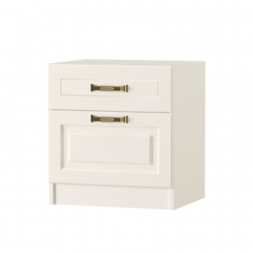 Тумба прикроватная Ливерпуль 08.146, Белый, Ясень ваниль