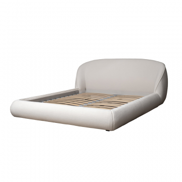 Кровать Palazzo без мех.рогожка св.бежевая Norton SVBEG 198*240*90см
