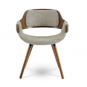 Стул Jody, песочный тедди/орех