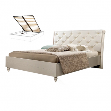 Кровать Венеция 1,6 м ВЕЛЮР с подъемным механизмом