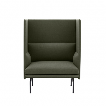 Кресло Pratt с высокой спинкой