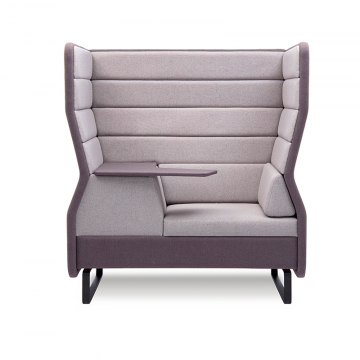 Кресло со столиком Toolip с высокой спинкой