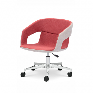 Офисное кресло Atlantis с низкой спинкой на крестовине с колесами