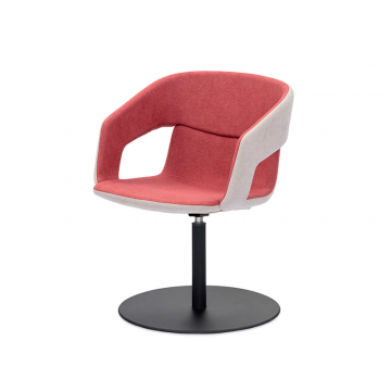 Кресло Atlantis с низкой спинкой на круглой опоре