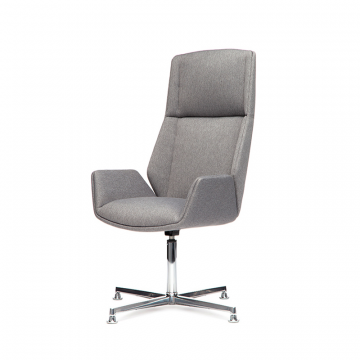 Кресло Overtime с высокой спинкой на крестовине на глайдерсах