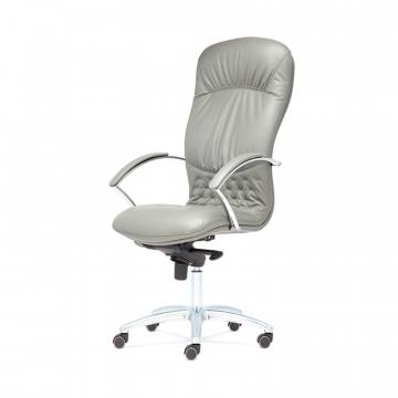 Офисное кресло Cardinal с высокой спинкой на крестовине с колесами