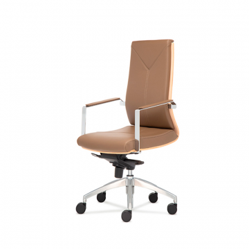 Офисное кресло Forma с низкой спинкой на крестовине с колесами (По запросу)