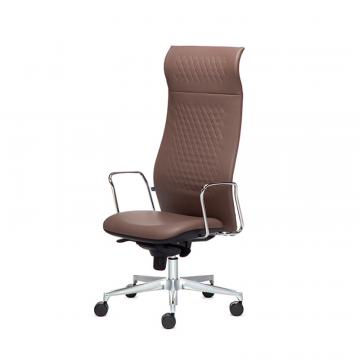 Офисное кресло Eclipse с высокой спинкой на крестовине с колесами