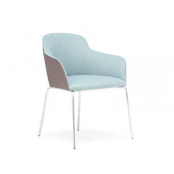 Кресло Light на хромированных ножках