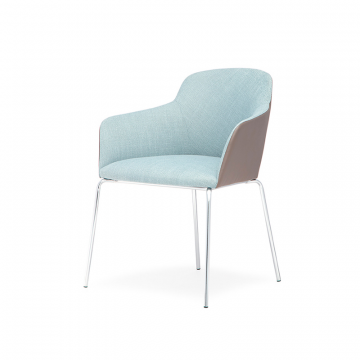 Кресло Light на хромированных ножках