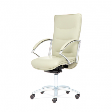 Офисное кресло Teodor с низкой спинкой на крестовине с колесами