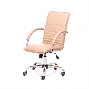 Офисное кресло Sindy с низкой спинкой на крестовине с колесами