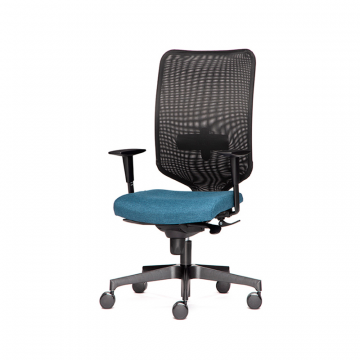 Офисное кресло Flex с высокой спинкой из сетки на крестовине с колесами